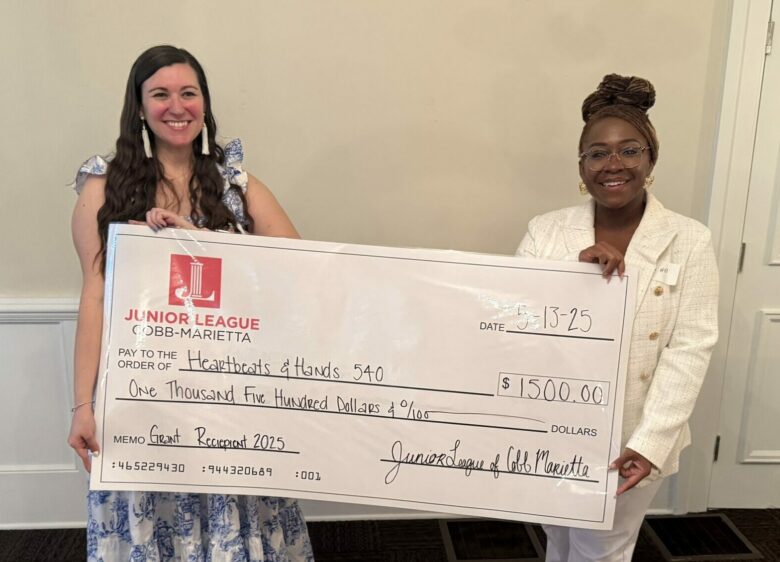 Junior League of Cobb-Marietta Grant Award Winner: Heartbeats and Hands 540